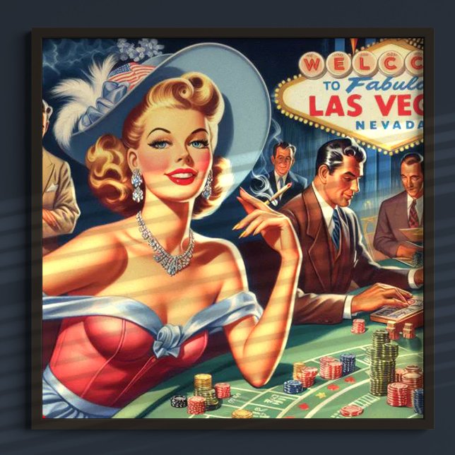 Póster Vintage Las Vegas Casino (Subido por el creador)