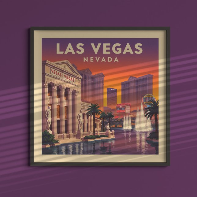 Póster Vintage Las Vegas Nevada (Subido por el creador)