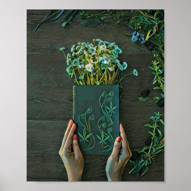 Póster Vintage library artwork (Frente)