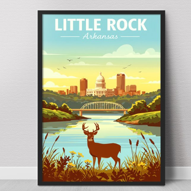 Póster Vintage Little Rock Arkansas (Subido por el creador)