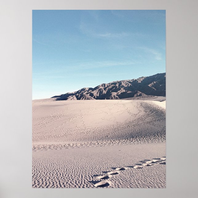 Póster Vintage Look Death Valley Sand Dunes (Frente)