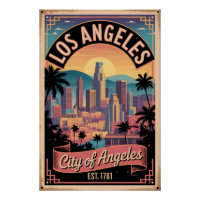 Vintage Los Ángeles California Ciudad de los Ángel