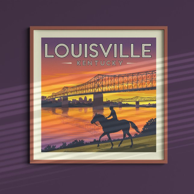 Póster Vintage Louisville Kentucky (Subido por el creador)