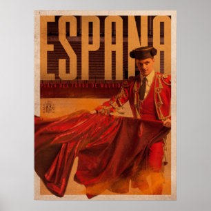 Póster Vintage Madrid Matador
