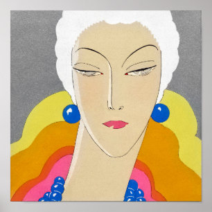 Póster Vintage Magazine Cover Poster