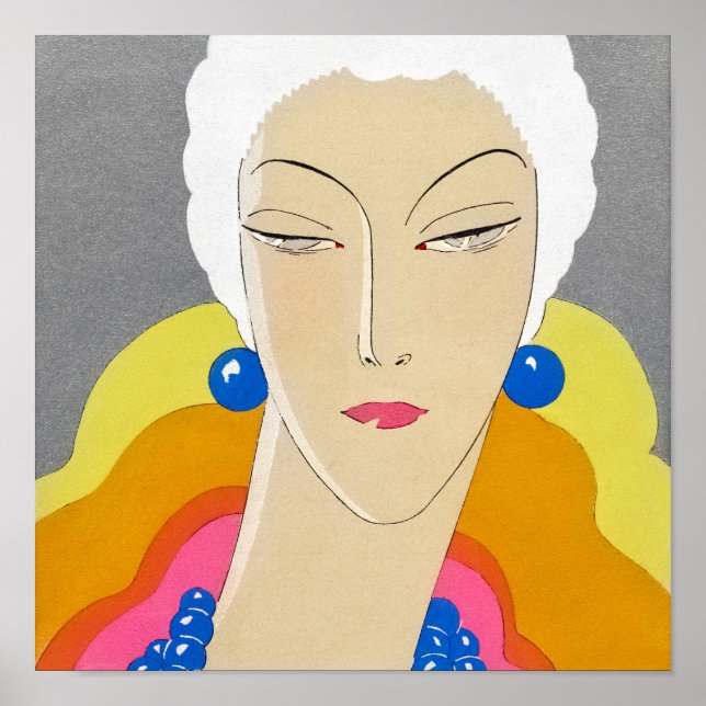 Póster Vintage Magazine Cover Poster (Frente)