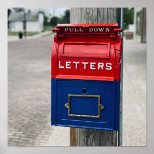 Póster Vintage Mailbox