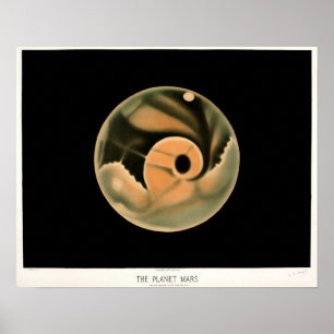 Póster Vintage Mars