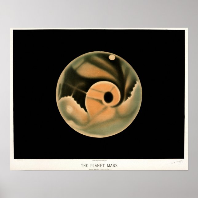 Póster Vintage Mars (Frente)