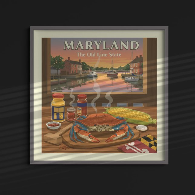 Póster Vintage Maryland (Subido por el creador)