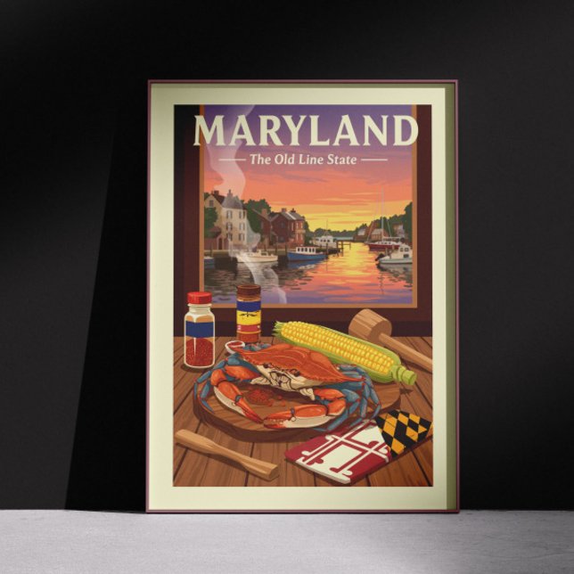 Póster Vintage Maryland (Subido por el creador)