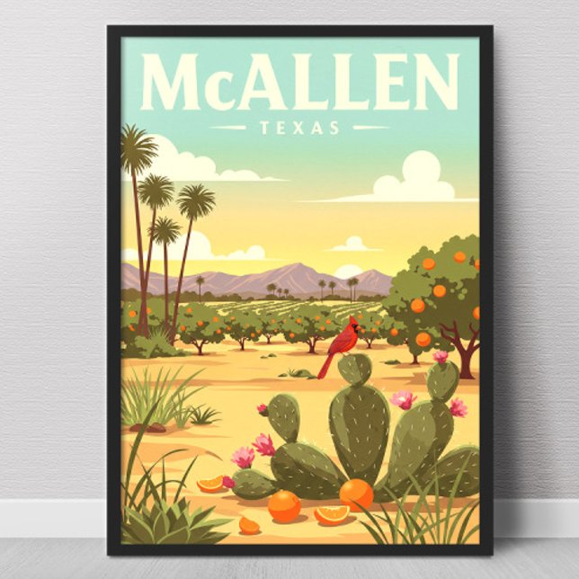 Póster Vintage McAllen Texas (Subido por el creador)