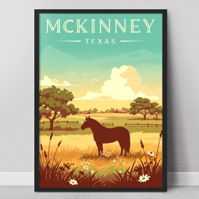 Póster Vintage McKinney Texas (Subido por el creador)