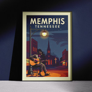 Póster Vintage Memphis Tennessee