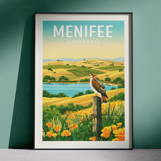 Póster Vintage Menifee California (Subido por el creador)