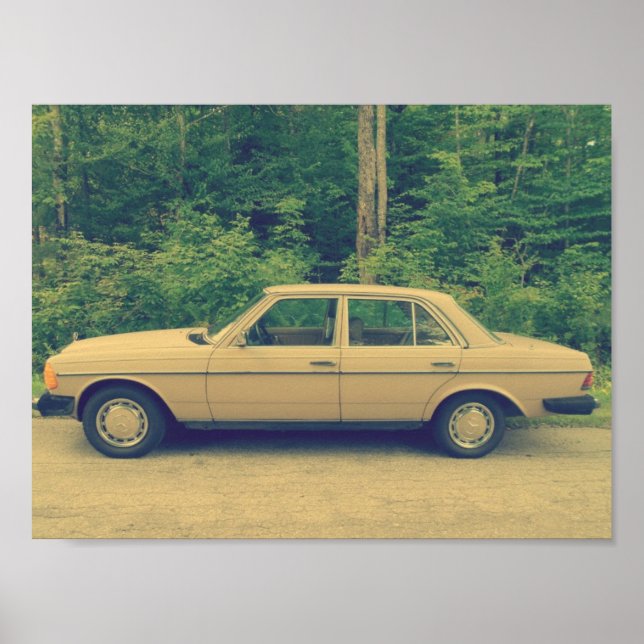 Póster Vintage Mercedes Poster (Frente)