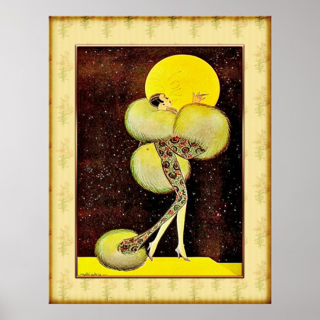 Póster Vintage  Midnight Follies (Hicks) (Frente)