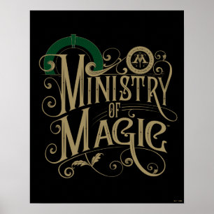 Póster Vintage MINISTRY OF MAGIC™ Graphic