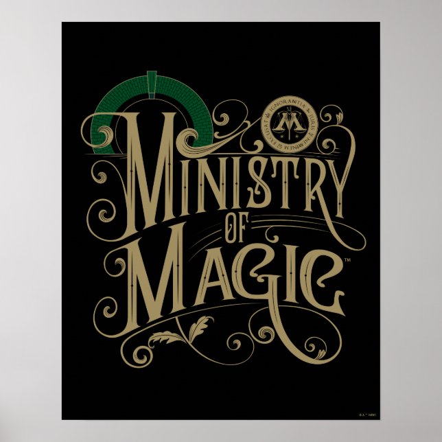 Póster Vintage MINISTRY OF MAGIC™ Graphic (Frente)