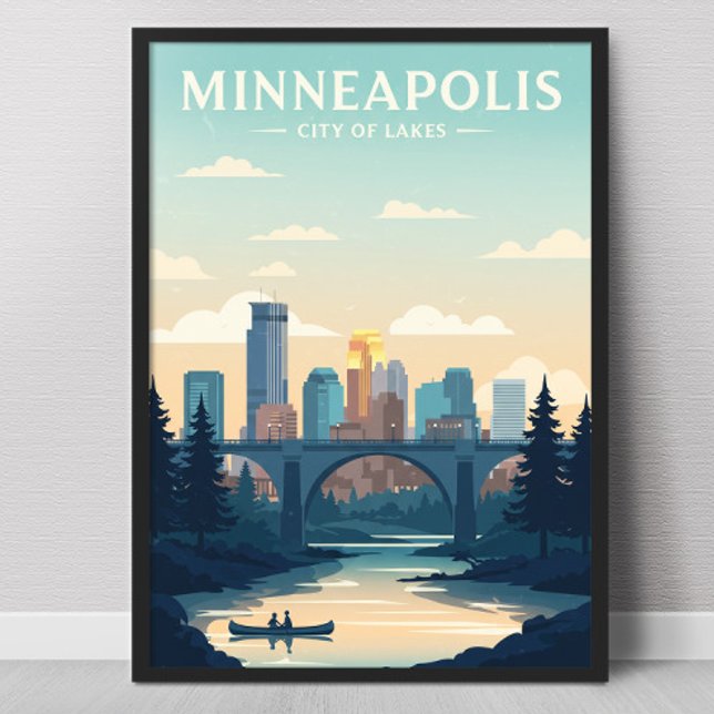 Póster Vintage Minneapolis (Subido por el creador)