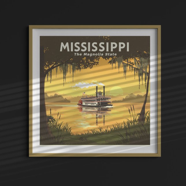 Póster Vintage Mississippi (Subido por el creador)