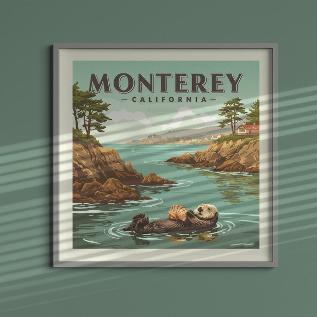 Póster Vintage Monterey California (Subido por el creador)