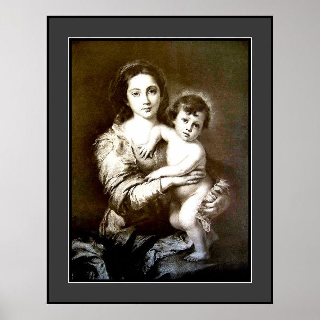 Póster Vintage Mother & Child - Large (Frente)