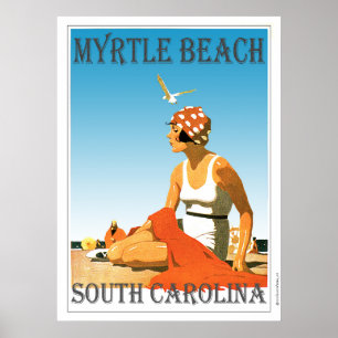 Póster Vintage Myrtle Beach