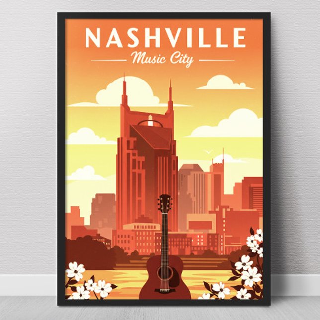Póster Vintage Nashville (Subido por el creador)