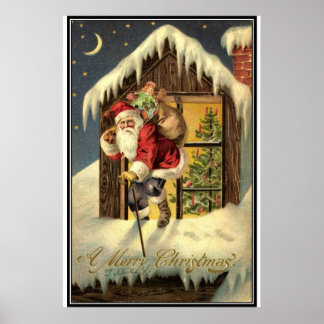 Póster Vintage : Navidades -