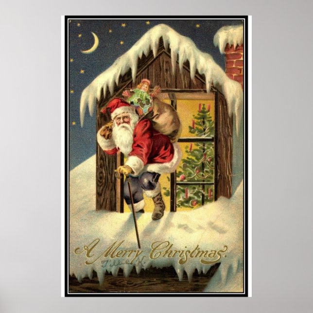 Póster Vintage : Navidades - (Frente)