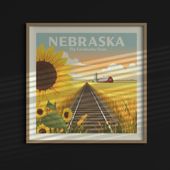 Póster Vintage Nebraska (Subido por el creador)