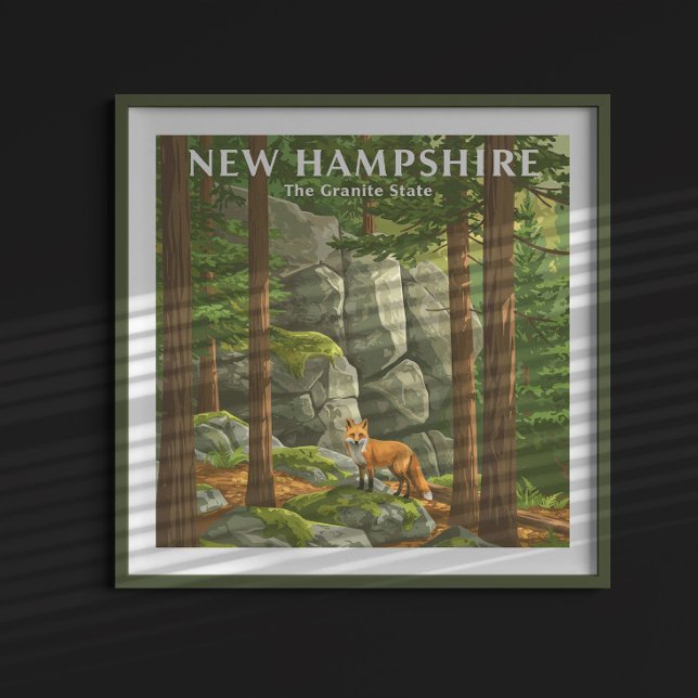 Póster Vintage New Hampshire (Subido por el creador)