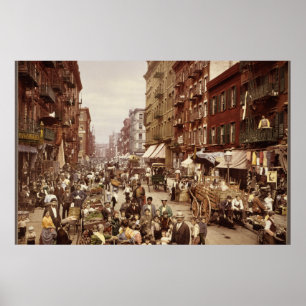 Póster Vintage New York 1890