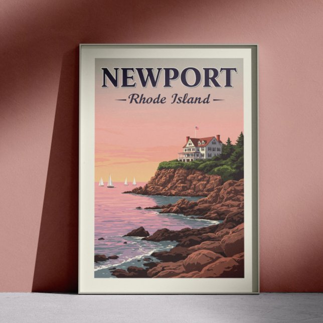 Póster Vintage Newport Rhode (Subido por el creador)