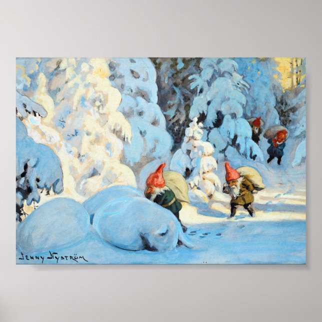 Póster Vintage Nochebuena trae presencias (Frente)