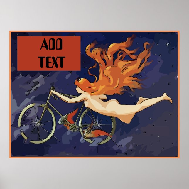 Póster Vintage NOLA Bikes Angel Poster (Frente)