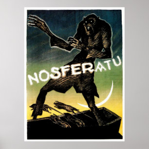 Póster Vintage Nosferatu Australiano