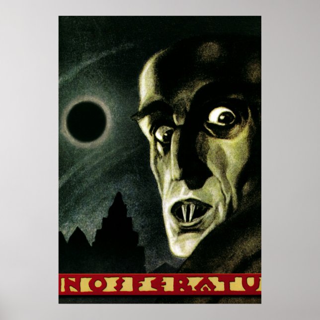Póster Vintage Nosferatu Promo Art (Frente)