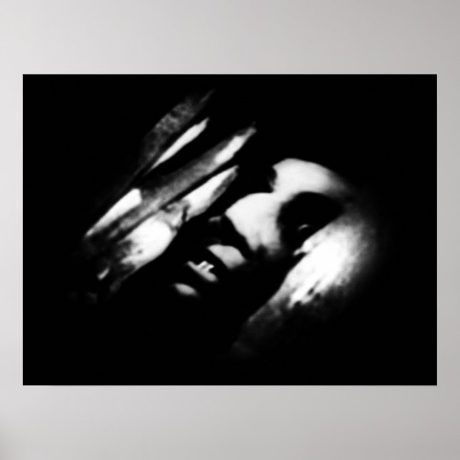 Póster Vintage Nosferatu todavía película (Frente)