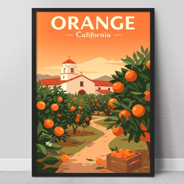 Póster Vintage Orange California (Subido por el creador)