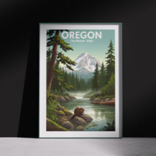 Póster Vintage Oregon