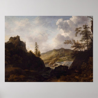 Póster Vintage Painting Oil Painting Moody Dark Academia