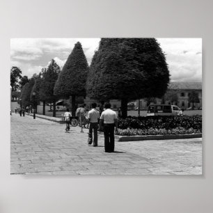 Póster Vintage Palacio Real de Bangkok Entrada Turistas