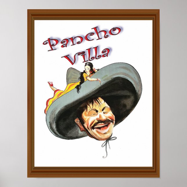 Póster Vintage Pancho Villa (Frente)