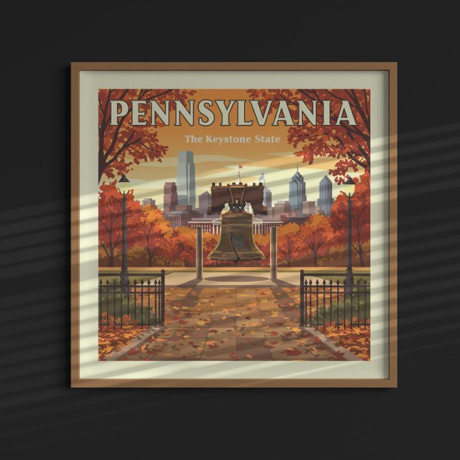 Póster Vintage Pennsylvania (Subido por el creador)