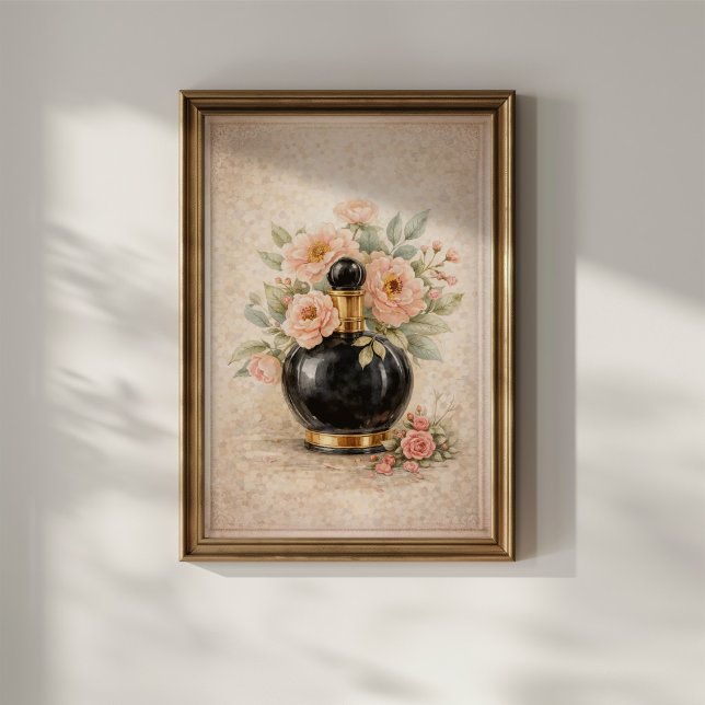 Póster Vintage Perfume Bottle (Subido por el creador)