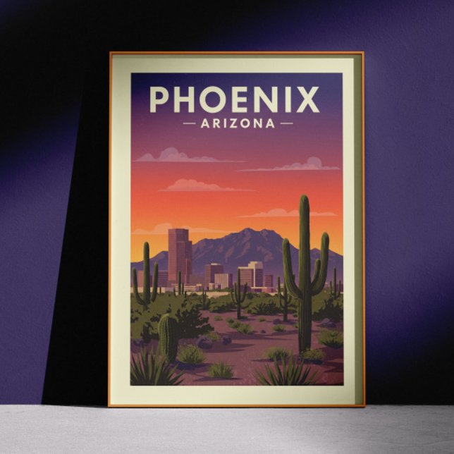 Póster Vintage Phoenix Arizona (Subido por el creador)
