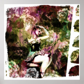 Póster Vintage Pin Up