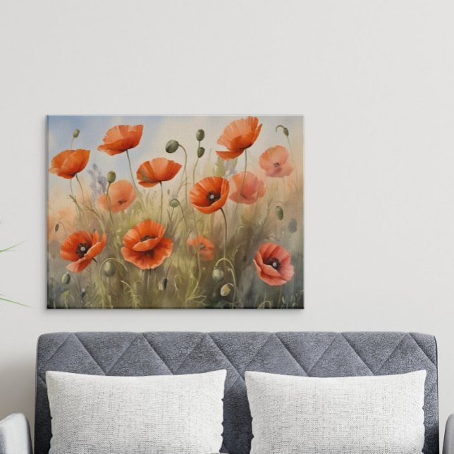 Póster Vintage Poppies Aceite Pintando Floral eterna (Subido por el creador)